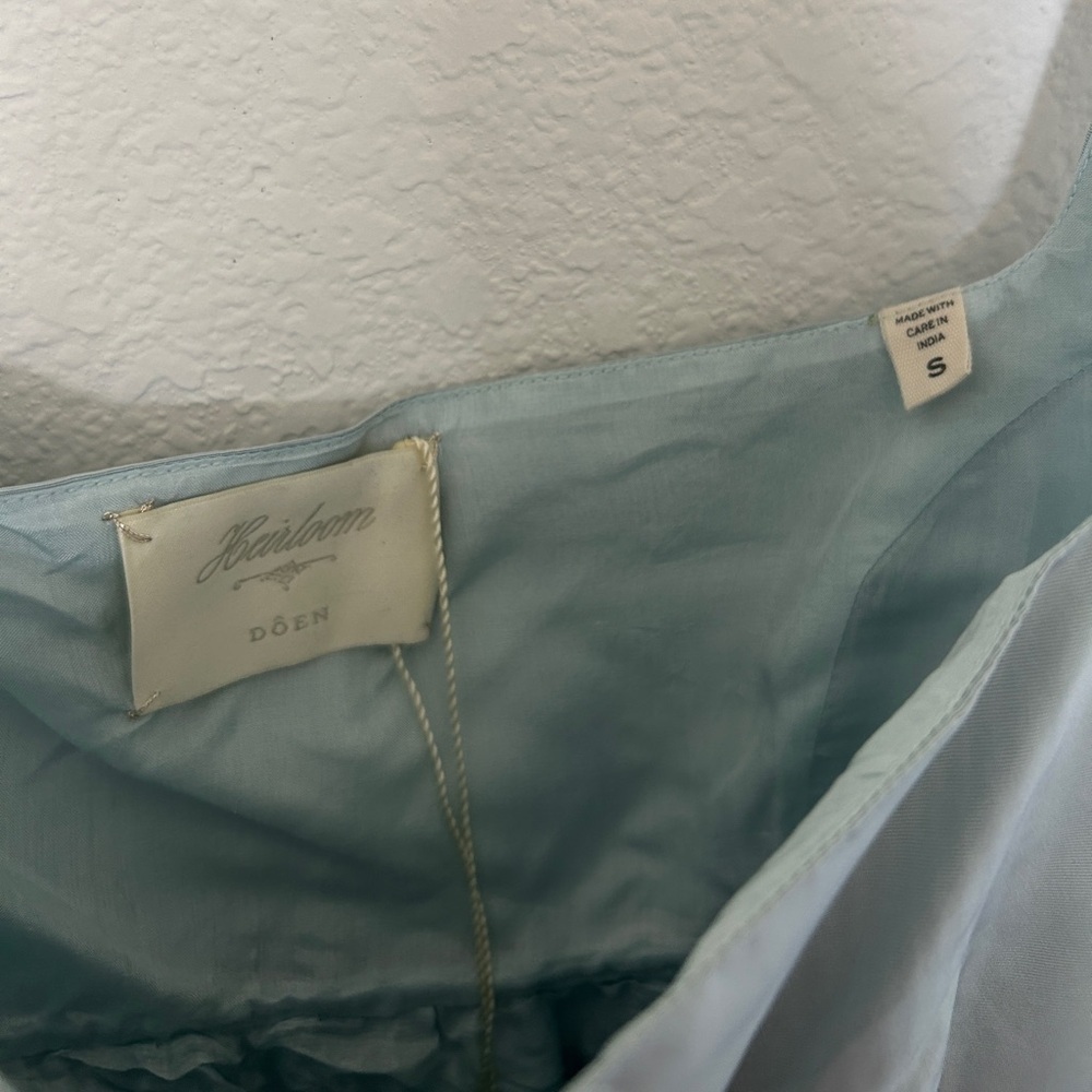 NWT Doen Heirloom Caitrin Mini Dress Frost - Picture 10 of 12